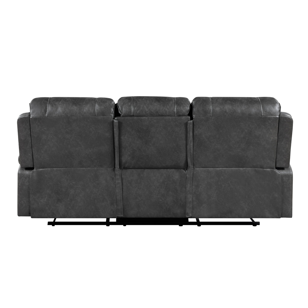 Newnan Gray Double Reclining Sofa from Homelegance - Luna Furniture