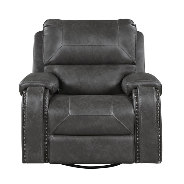 Newnan Gray Swivel Glider Reclining Chair