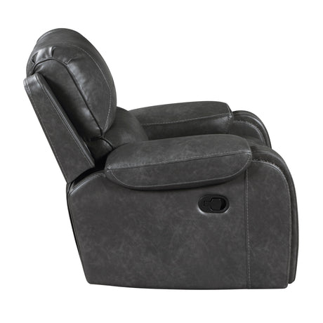 Newnan Gray Swivel Glider Reclining Chair from Homelegance - Luna Furniture