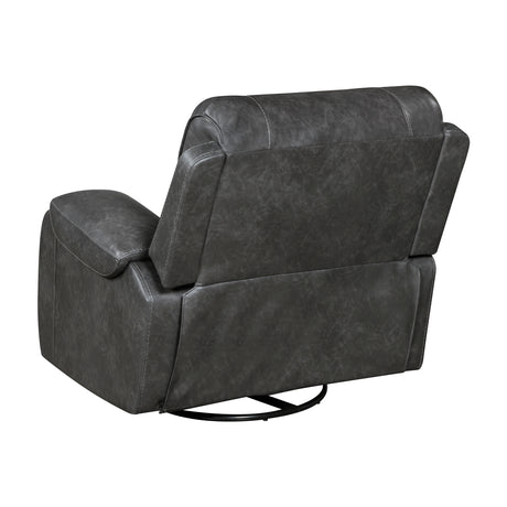 Newnan Gray Swivel Glider Reclining Chair from Homelegance - Luna Furniture