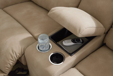 Next-Gen DuraPella Sand 5-Piece Power Reclining Sectional from Ashley - Luna Furniture