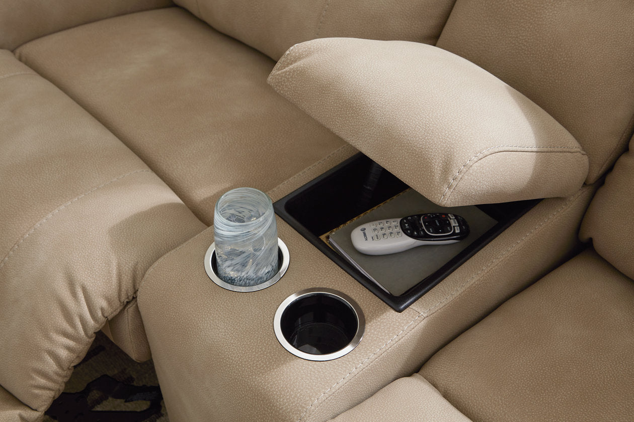 Next-Gen DuraPella Sand 6-Piece Power Reclining Sectional – Luna