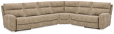 Next-Gen DuraPella Sand 6-Piece Power Reclining Sectional from Ashley - Luna Furniture