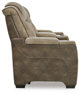 Next-Gen DuraPella Sand Power Reclining Loveseat and Power Recliner from Ashley - Luna Furniture