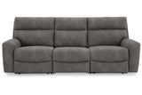 Next-Gen DuraPella Slate 3-Piece Power Reclining Sectional Sofa from Ashley - Luna Furniture