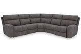 Next-Gen DuraPella Slate 5-Piece Power Reclining Sectional from Ashley - Luna Furniture