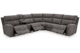 Next-Gen DuraPella Slate 6-Piece Power Reclining Sectional from Ashley - Luna Furniture