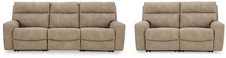 Next-Gen DuraPella Sofa and Loveseat in Sand from Ashley - Luna Furniture