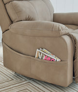 Next-Gen Durapella Sand Power Lift Recliner from Ashley Furniture - Luna Furniture