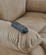 Next-Gen Durapella Sand Power Lift Recliner from Ashley Furniture - Luna Furniture