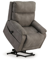 Next-Gen Durapella Slate Power Lift Recliner from Ashley Furniture - Luna Furniture