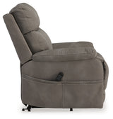 Next-Gen Durapella Slate Power Lift Recliner from Ashley Furniture - Luna Furniture