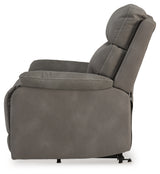 Next-Gen Durapella Slate Power Lift Recliner from Ashley Furniture - Luna Furniture