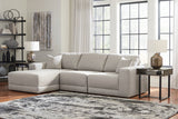 Next-Gen Gaucho Gray 3-Piece LAF Chaise Sectional from Ashley - Luna Furniture