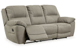 Next-Gen Gaucho Putty Power Reclining Sofa and Loveseat from Ashley - Luna Furniture