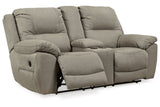 Next-Gen Gaucho Putty Power Reclining Sofa and Loveseat from Ashley - Luna Furniture