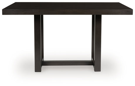 Neymorton Dark Grayish Brown Counter Height Table from Ashley - Luna Furniture