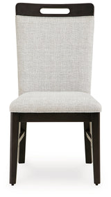 Neymorton Light Gray/Brown Dining Chair, Set of 2 from Ashley Furniture - Luna Furniture