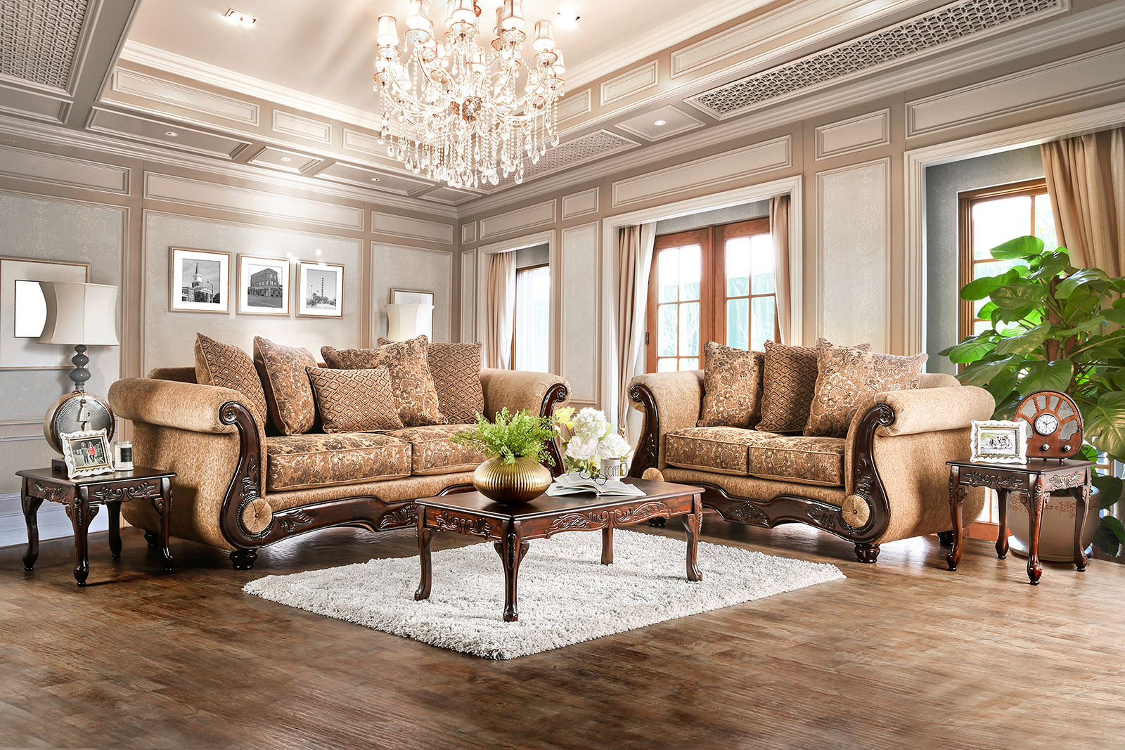 Nounours Nicolas アンティーク インテリア Nicanor Collection by Furniture of America | Luna Furniture