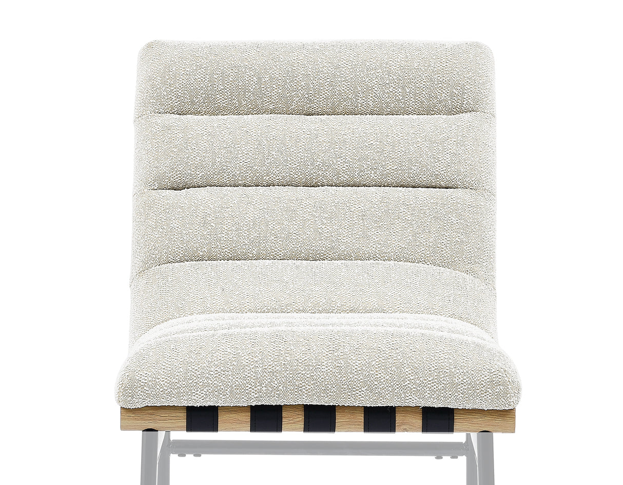 Nicco Black/Eggshell 30-inch Bar Chair from Steve Silver - Luna Furniture