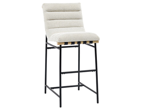Nicco Black/Eggshell 30-inch Bar Chair from Steve Silver - Luna Furniture