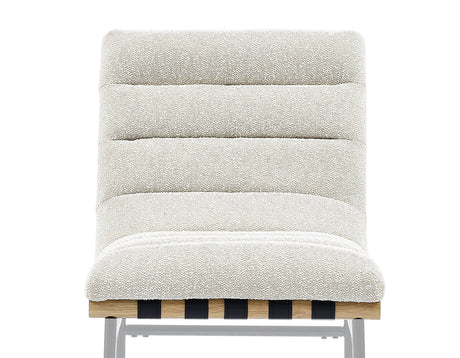 Nicco Black/Eggshell 30-inch Bar Chair, Set of 2 from Steve Silver - Luna Furniture