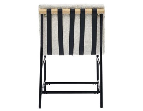 Nicco Side Chair Bucket Seat, Eggshell Fabric from Steve Silver - Luna Furniture