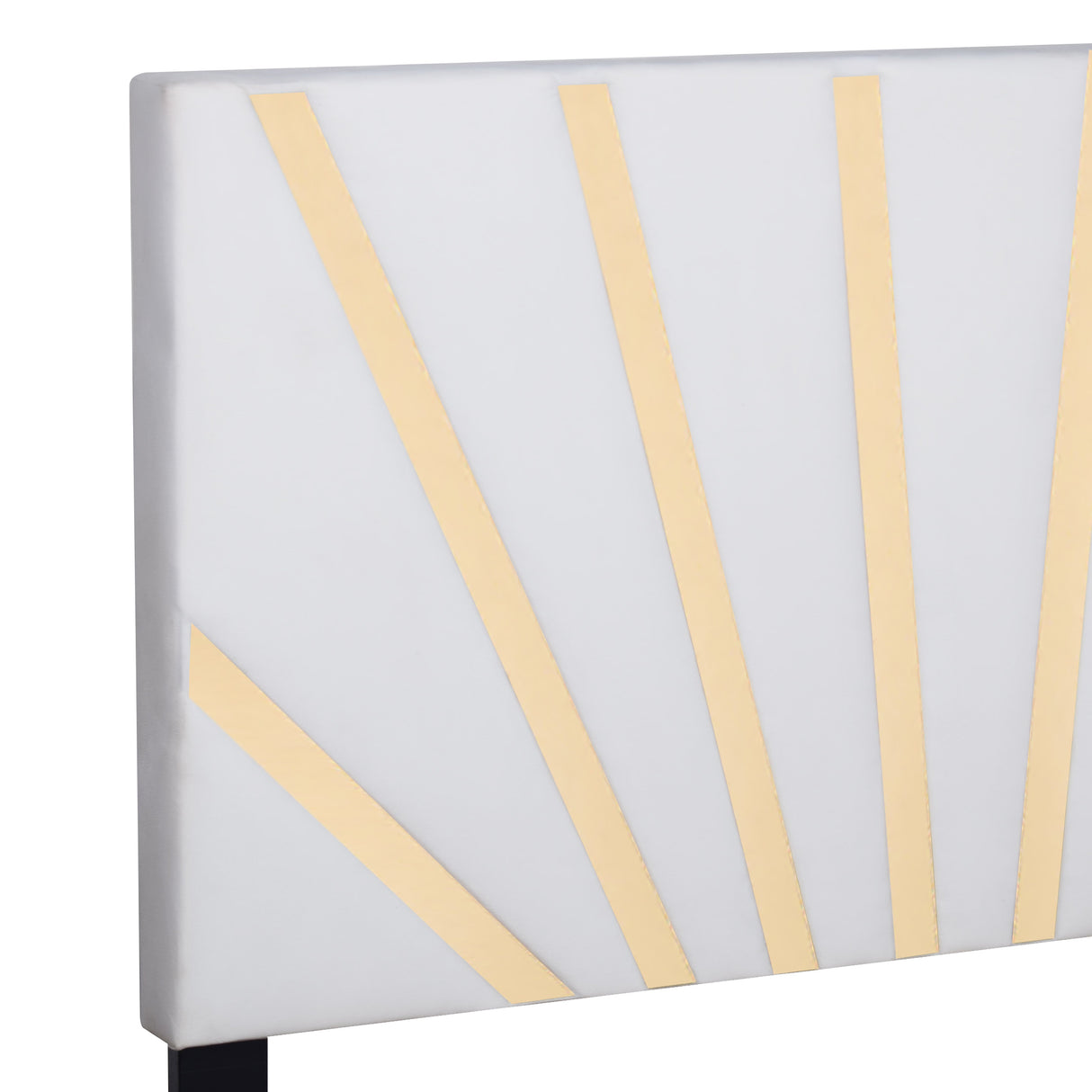 Nico White Queen Platform Bed from Happy Homes - Luna Furniture