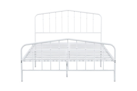 Nicoli White Full Metal Bed from Furniture of America - Luna Furniture