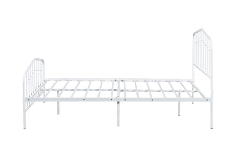 Nicoli White Full Metal Bed from Furniture of America - Luna Furniture