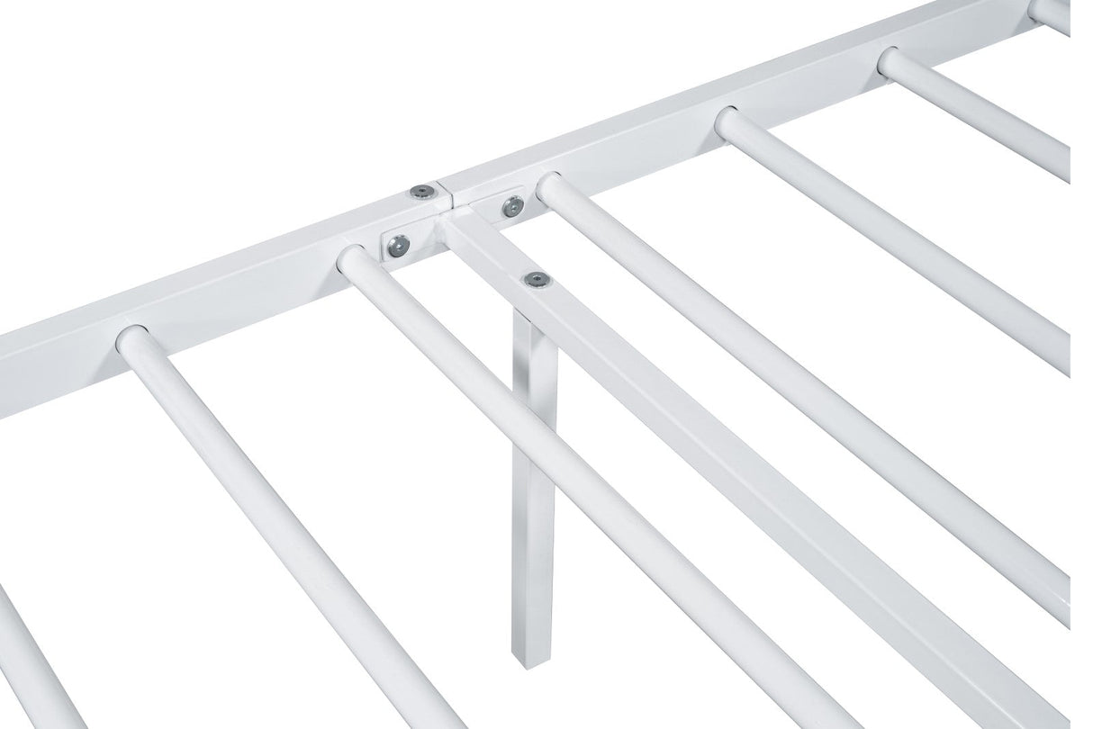 Nicoli White Full Metal Bed from Furniture of America - Luna Furniture