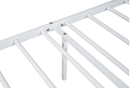 Nicoli White Full Metal Bed from Furniture of America - Luna Furniture