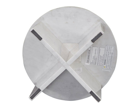 Niki Banswara White Solid Marble Accent Table from Steve Silver - Luna Furniture