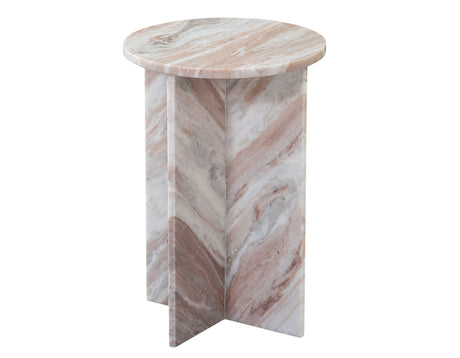 Niki Toronto Brown Marble End Table from Steve Silver - Luna Furniture