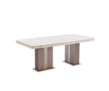 Nirvana Diningroom (Consol With Mirror & Dining Table & 6 Dining Chair) from Furnia - Luna Furniture