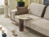 Nirvana 4-pieces (2 Four Seat Sofa & 2 Chair) Livingroom Set in Beige from Furnia - Luna Furniture