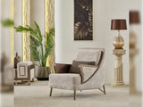 Nirvana 4-pieces (2 Four Seat Sofa & 2 Chair) Livingroom Set in Beige from Furnia - Luna Furniture