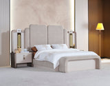 Nirvana King Bed Frame With Headboard from Furnia - Luna Furniture
