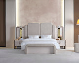 Nirvana King Bed Frame With Headboard from Furnia - Luna Furniture