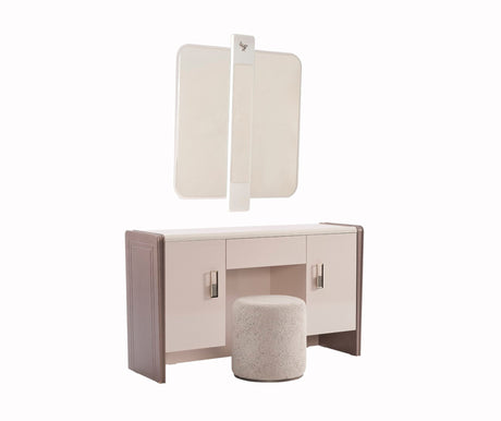 Nirvana Bedroom Dresser With Mirror from Furnia - Luna Furniture