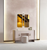 Nirvana Bedroom Dresser With Mirror from Furnia - Luna Furniture
