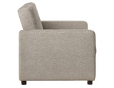 Noah Brown Convertible Sleeper Chair-and-a-Half from Steve Silver - Luna Furniture