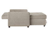 Noah Brown Convertible Sleeper Chair-and-a-Half from Steve Silver - Luna Furniture