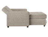 Noah Brown Convertible Sleeper Chair-and-a-Half from Steve Silver - Luna Furniture