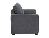 Noah Convertible Sleeper Loveseat, Gray from Steve Silver - Luna Furniture