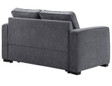 Noah Convertible Sleeper Loveseat, Gray from Steve Silver - Luna Furniture