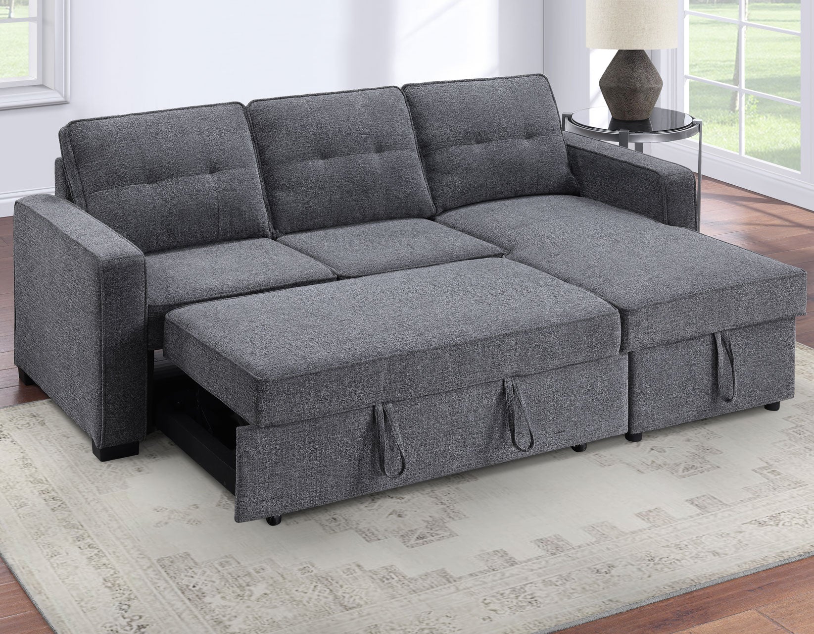 Steve Silver Noah Flippable, Convertible Storage Sleeper Chofa