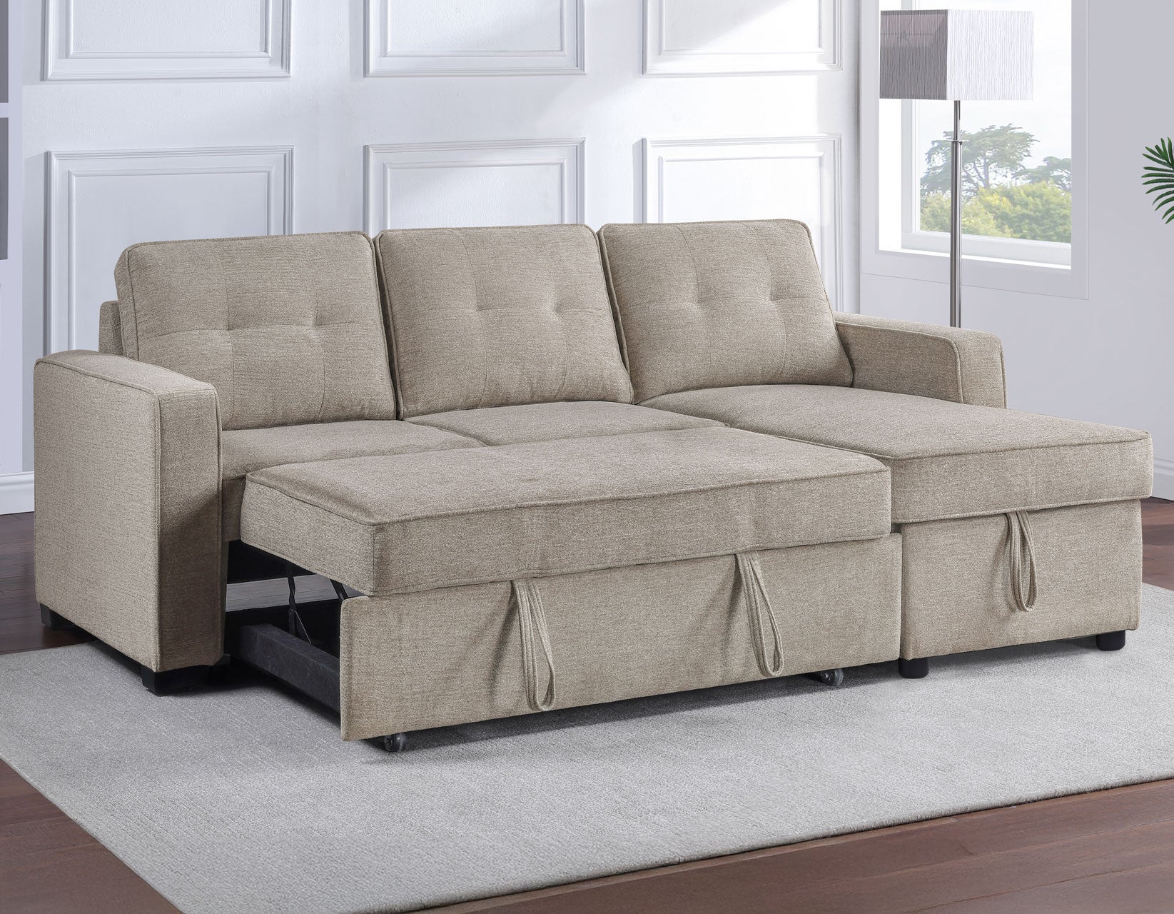 Steve Silver Noah Flippable, Convertible Storage Sleeper Chofa