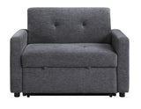 Noah Gray Convertible Sleeper Chair-and-a-Half from Steve Silver - Luna Furniture