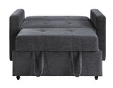 Noah Gray Convertible Sleeper Chair-and-a-Half from Steve Silver - Luna Furniture